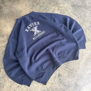 Xavier Musketeers Navy Sweatshirt